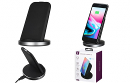 Фото Без проводное ЗУ 2E Wireless Charging Stand, black(2E-WCQ01-04)