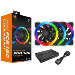 Фото Кулер для корпуса Cougar FCB RGB KIT (3 шт.)