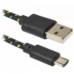 Фото Дата кабель USB08-03T USB 2.0 - Micro USB, 1m Defender