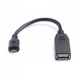 Фото Дата кабель USB 2.0 micro 5P to AF OTG 0.1m REAL-EL