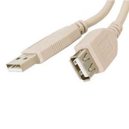 Фото Дата кабель подовжувач USB 2.0 AM/AF Atcom (3789)