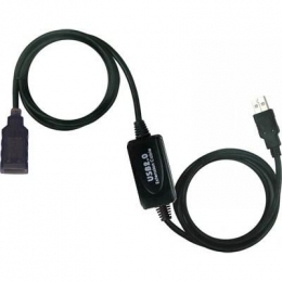 Фото Дата кабель подовжувач активний USB2.0 AM/AF Viewcon (VV 043-15м.)