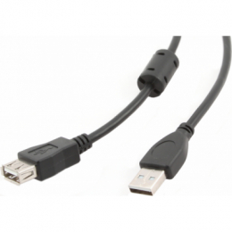 Фото Дата кабель подовжувач USB2.0 AM/AF Cablexpert (CCF2-USB2-AMAF-10)