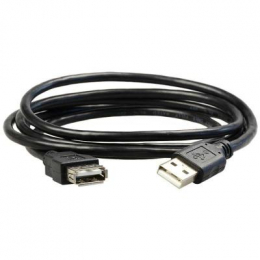 Фото Дата кабель USB 2.0 AM/AF 1.5m Greenwave (R0013739)