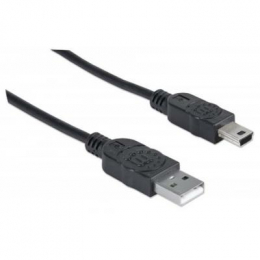 Фото Дата кабель USB 2.0 AM to Mini 5P 1.8m Manhattan (333375)
