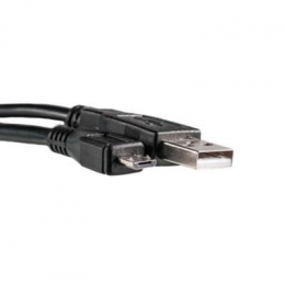 Фото Дата кабель USB 2.0 AM to Micro 5P 0.1m PowerPlant (KD00AS1217)