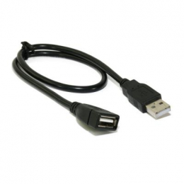 Фото Дата кабель USB 2.0 AM/AF 0.5m EXTRADIGITAL (KBU1618)