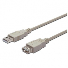Фото Дата кабель USB 2.0 AM/AF 5.0m ASSMANN (AK-300202-050-E)