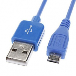 Фото Дата кабель USB 2.0 AM to Micro 5P 1.0m PATRON (CAB-PN-MICROUSB-1MF)