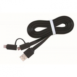 Фото Дата кабель USB 2.0 AM to Lightning&Micro USB 1.0m Cablexpert (CC-USB2-AMLM2-1M)