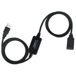 Фото Дата кабель USB2.0 AM/AF 15.0m Wiretek (WK-XT215)