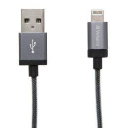 Фото Дата кабель USB 2.0 AM to Lightning 1.2m Verbatim (48852)