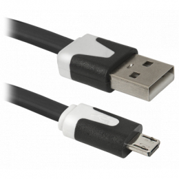 Фото Дата кабель USB08-03P USB 2.0 - Micro USB, 1m Defender (87475)