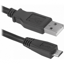 Фото Дата кабель USB08-06 USB 2.0 - Micro USB, 1.8м Defender (87459)