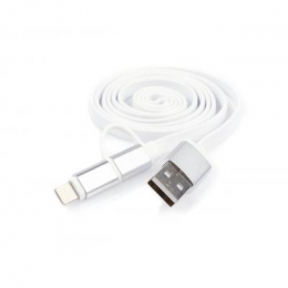 Фото Дата кабель USB 2.0 AM to Micro 5P&Lightning 1.0m Vinga (USBAMMICRO&Lightning-1.0)