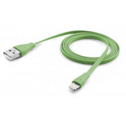 Фото Дата кабель USB 2.0 AM to Lightning 1.0m green CellularLine (USBDATACFLMFIIPH5G)