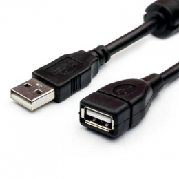 Фото Дата кабель USB 2.0 AM/AF 1.5m Atcom (17206)