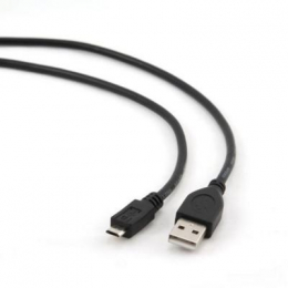 Фото Дата кабель USB 2.0 AM to Micro 5P 1.8m Cablexpert (CCP-mUSB2-AMBM-6)