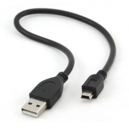 Фото Дата кабель USB 2.0 AM to Mini 5P 0.3m Cablexpert (CCP-USB2-AM5P-1)