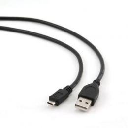 Фото Дата кабель USB 2.0 AM to micro USB 0.3m GEMBIRD (CBL-mUSB2-AMBM-0.3M)