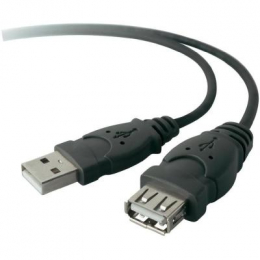 Фото Дата кабель USB2.0 AM/AF 1.8m Belkin (F3U153CP1.8M)