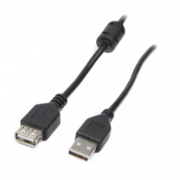 Фото Дата кабель USB 2.0 AM/AF 1.0m Maxxter (UF-AMAF-1M)