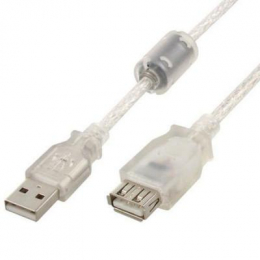 Фото Дата кабель USB 2.0 AM/AF 0.75m Cablexpert (CCF-USB2-AMAF-TR-0.75M)