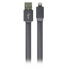 Фото Дата кабель USB 2.0 AM to Lightning 1.0m Kit (IP5USBFRESHGY)