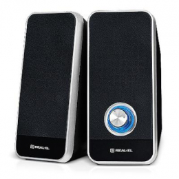 Фото Акустическая система REAL-EL S-80, USB, black
