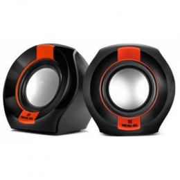Фото Акустическая система REAL-EL S-50 black-red