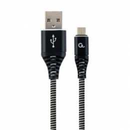 Фото Дата кабель USB 2.0 Micro 5P to AM Cablexpert (CC-USB2B-AMmBM-1M-BW)