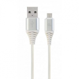 Фото Дата кабель USB 2.0 Micro 5P to AM Cablexpert (CC-USB2B-AMmBM-2M-BW2)
