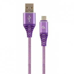 Фото Дата кабель USB 2.0 Micro 5P to AM Cablexpert (CC-USB2B-AMmBM-2M-PW)