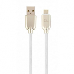 Фото Дата кабель USB 2.0 Micro 5P to AM Cablexpert (CC-USB2R-AMmBM-1M-W)