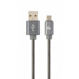 Фото Дата кабель USB 2.0 Micro 5P to AM Cablexpert (CC-USB2S-AMmBM-1M-BG)