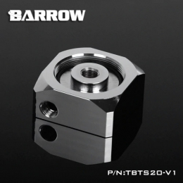 Фото Латунный топ Barrow для помп DDC, с хромированным покрытием