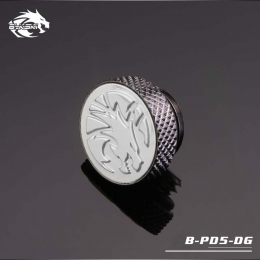 Фото Заглушка Bykski с резьбой G1/4 Frost Dragon B-PD5-DG, серебряная