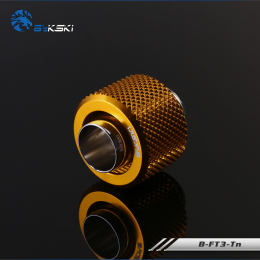 Фото Фитинг Bykski 10/13 мм G1/4 (B-FT3-Tn) золотой