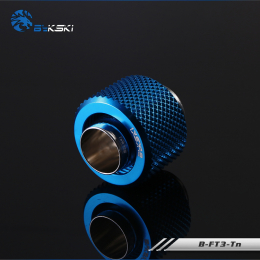 Фото Фитинг Bykski 10/13 мм G1/4 (B-FT3-Tn) синий