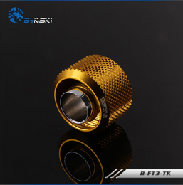 Фото Фитинг Bykski 10/16 мм G1/4 (B-FT3-TK) золотой