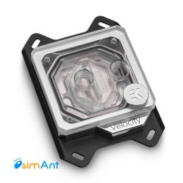 Фото Водоблок для процессора EK-Quantum Velocity RGB - AMD Nickel + Plexi