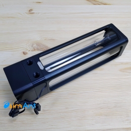 Фото Резервуар стеклянный ICE 240mm с ARGB подсветкой под помпу D5, комплект с топом