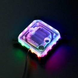 Фото Водоблок на процессор Intel от компании Syscooling с RGB-подсветкой (AI-C55W)