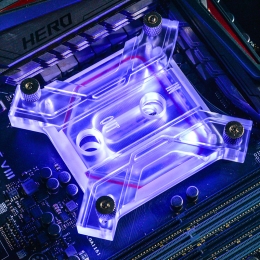Фото Водоблок на процессоры Intel от Syssoling C27,c RGB-подсветкой (SC-C27)