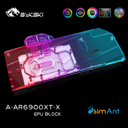 Фото Водоблок на карты ASRock Radeon RX 6900\6800 XT Tachi X, A-AR6900XT-X