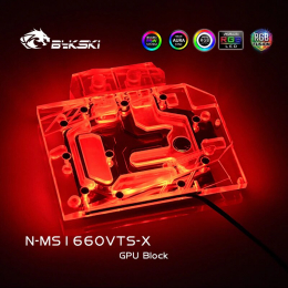 Фото Водоблок на карты MSI RTX1660 VENTUS XS C 6G OCV1, N-MS1660VTS-X