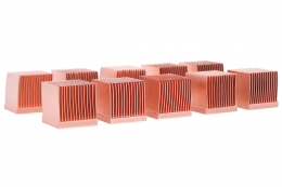 Фото Медные радиаторы Alphacool GPU RAM 10x10 мм - 10 шт.