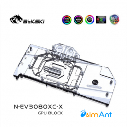 Фото Водоблок на карты EVGA RTX 3080 XC ,N-EV3080XC-X
