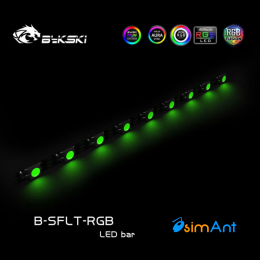 Фото RGB лента для подсветки от Bykski на 9 диодов, 150мм,12v