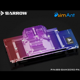 Фото Водоблок  от Barrow для видеокарт GALAX/GAINWARD RTX 3090/3080 (BS-GAM3090-PA)